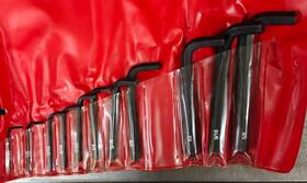 84740 Allen 11-piece Wrench Hex Key Set Short Arm 3/32 Inch To 5/8 720 Usa