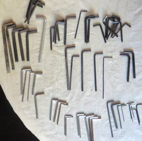 68004 Allen Holo-krome Bondhus Unbrako 68000 68001 68002 68003 Lot Of 50 Alloy / Steel Wrenches - Usa
