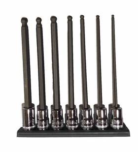 M3-m9 Allen Metric Key Extension 7 Pc. Set 3/8 Drive