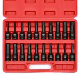 Mt058 Allen 1/2 Inch Drive Master Impact Hex Bit Set Driver 20-piece