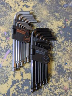 Rex005 Allen Rexbeti 27 Pieces Ball End Long Arm Wrench Set