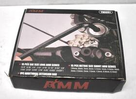 Ymx093 Allen Amm 31 Piece Hex Key Wrench Set Metric/sae Wrenches L Shape Tools