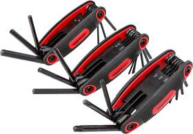 Ds-amz004 Amazon Basics Folding Hex Key Set - 3-pack Metric/sae/star Ds-amz004 Amazon Basics Folding Hex Key Set - 3-pack Metric/sae/star
