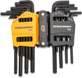 83505 Apex Tool Group 711181988024 26 Piece Sae/metric Ball End Long Arm Hex Key Set -