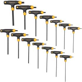 83514 Apex Tool Group Gearwrench 14 Piece Sae/metric T-handle Hex Key Set -