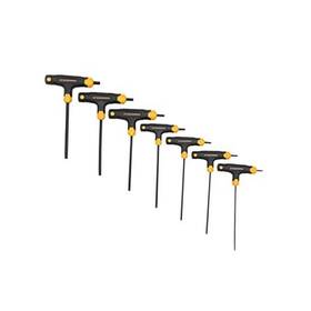 83515 Apex Tool Group 7 Piece Sae T-handle Ball End Hex Key Set -