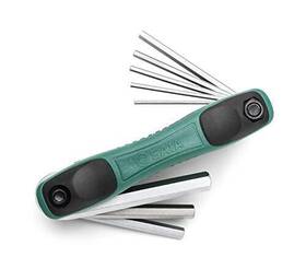 St09121sj Apex Tool Group 8-piece Metric Folding Hex Key Set With 8 Pc