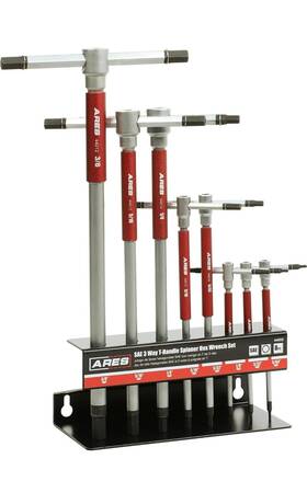 44002 Ares Tools 8 Piece Sae Sliding T-handle Hex Key Wrench Set - With Allen