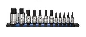 Ares 649070292986 70108-12-piece Metric Hex Bit Socket Set - Chrome Vanadium Sockets With S2 Al