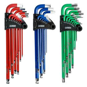 44035 Ares 840129910626 Inch 35piece Long Arm Hex And Star Key Set Allen Wrench Sae Metric