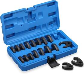 Ygt-018 Arucmin 3/8 Inch Drive 18-piece Sae&metric -7/8 &10-22mm Black