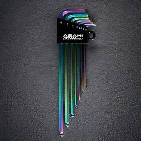 Aqks710r Asahi Aqks710 7pc Catcher Ball Retention Hex Key Set 1.5-6mm Made In Japan
