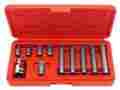 Asdsb11p Cal-hawk 11pc Spline 12pt Bits Set 1 2 X 10mm Adapter M5 M6 M8 M10 M12 30-75mm