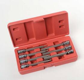 Ate Pro. Usa 789610858941 7 Pc 3/8 Inch Drive Metric Long Shaft Allen Key Socket Set Hex Bit Kit