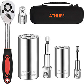 Athlife 11-32mm 7-19mm Sockets Tools Multi-function Wrench Repair Tool Kit