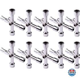 B07gkcr13c Atoplee 10pcs Electrical Cabinet Key Surface Polished Antirust 4 Way Utilities K