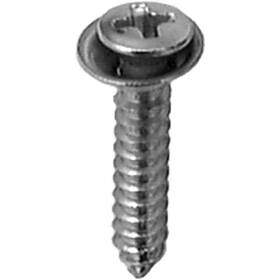 Avc2775 Auveco 8 X 0.875 Philips Oval Hex Sems Tap Screw Flush Chrome