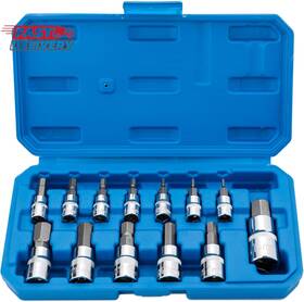 Aycfiying 445014737758 Hex Bit Socket Set Premium S2 Alloy Steel 13-piece Metric 2mm - 14mm Allen Soc