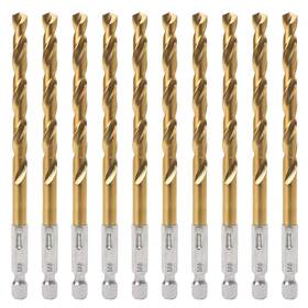 Bd210039 Baidets Hex Shank Drill Bits - Set Of 10pcs 1/4 Inch Premium 1/4in