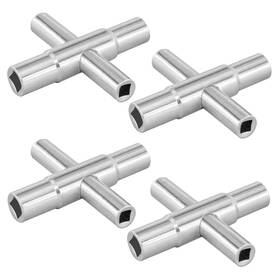 Bhfwsk53-41 Bearhut 4 Way Sillcock Key Wrench Set 1/4 Inch 9/32 5/16 11/32 Water Utility F