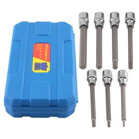Qfwv1x Bfo 7pc Hex Socket Set 3/8 Drive 3-10mm Long Metric Allen Key Crv Steel