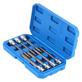 Ratft8 Bfo 7pc Extra Long Hex Socket Set 3/8 Drive 3-10mm Crv Steel With Storage Case