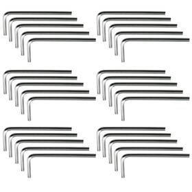 X0430 Bociloy 100pcs 2mm Allen Wrench L-shaped Hex Key Set Metric Hexagon Head Tool
