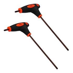 X0487 Bociloy 2pcs T15 Torx Screwdriver Anti Tamper Proof Key S2 Steel T-handle Dual