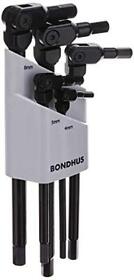 00027 Bondhus Hexpro Pivot Head 5piece Metric Hex Wrench Set 1per Pack
