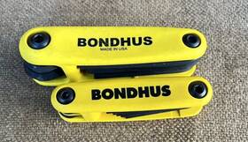 12591 Bondhus 12585 2pc Gorilla Grip Fold-up Allen Sets Usa Sae And Good Used
