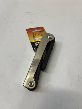 14585 Bondhus Metal Handle Hex Tip 5 Piece Fold Up Tool Proguard Finish