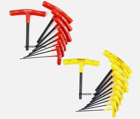 15287.15238 Bondhus 18pc 6 Inch T Handle Hex Wrench Set Metric And Sae Standard Made In Usa