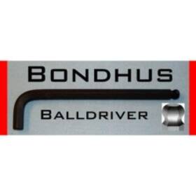 15752 Bondhus 43 Hex Ball End Wrench 2mm Long Length L Shaped 3.2 Inch With