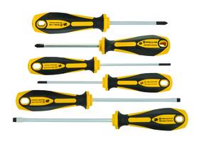 1675802310 Bondhus Set 6 Comfortgrip Slotted And Phillips Screwdrivers 9/64 3/16 7/32