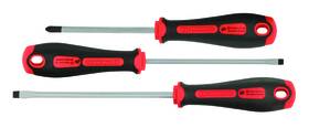 1675803320 Bondhus Set 3 Powergrip Slotted And Phillips Screwdrivers 7/32 1/4 Inch Ph2