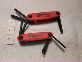 7pc-12592 Bondhus 7pc-12592. 2pc Folding Sae Hex Set Usa