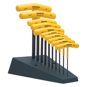 B00012wyec Bondhus 13390 Hex T-handle Set 10-pc With Stand 3/32-3/8 Inch - Durable
