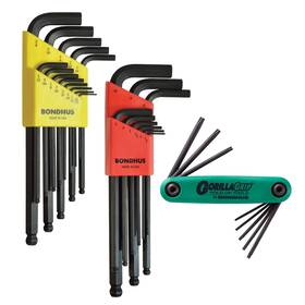 B000e80fjo Bondhus 14132 Triple-pack Of .050 To 3/8-inch Ball End Hex 1.5 10-mm En