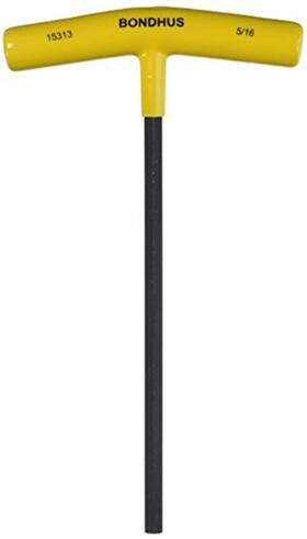 B002o043w0 Bondhus 15313 5/16 Inch Hex Tip T-handle With Proguard Finish Multicolor One Size