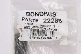 22286 Bondhus Hex-l Wrench Short 17mm
