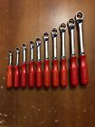 Bopa Mac Tools Red Comfort Grip Sae Wrench Set