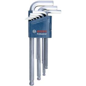 1600a01th5 Bosch Professional Sional Allen Key Set Hex 9piece Angled Wrench 1.510.0mm Blue