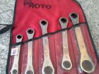 J1190a Box Stanley Piece Proto Set Ratcheting 5 Wrench