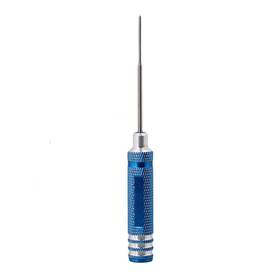 Bqlzr 700615697113 0.9mm Aluminium Alloy Hex Key Screw Driver Hollow Knurled Handle