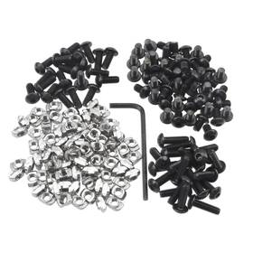 Branded 754525045472 M5 T-slot Hammer Head Nuts And Screws 180pcs Kit For 2020 Aluminum Extrusion