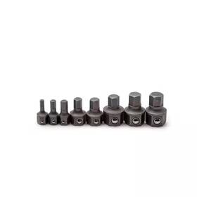 81550 Branded Metric Low Profile Hex Insert Bit Set For 6-point And 12-point Wrenches 8-piece