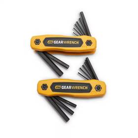 85310 Branded 83510 Gearwrench 17 Piece Sae/metric Folding Hex Key Set