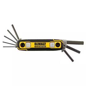 Dwht70267 Branded Toughseries Metric Folding Locking Hex Key Set 8-piece
