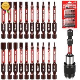 Branded Stocking-02 21-piece 2.5 Inch Hex Head Allen Wrench Drill Bit Set 1/4 Screwdriver Bits