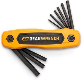 Wr-hx7f Branded 9pc Folding Hex Key Pocket Allen Quality Wrench Driver Set Easy Grip